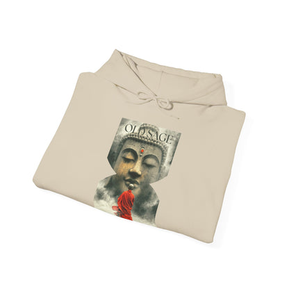 ✅ Serene Buddha Hoodie - Unisex Heavy Blend™ Sweatshirt, Spiritual and Comfortable SAGE