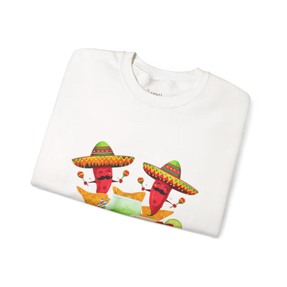 ✅  AU/NZ Fiesta Fun Crewneck Sweatshirt - Summery Vibes with Colorful Drinks and Nachos