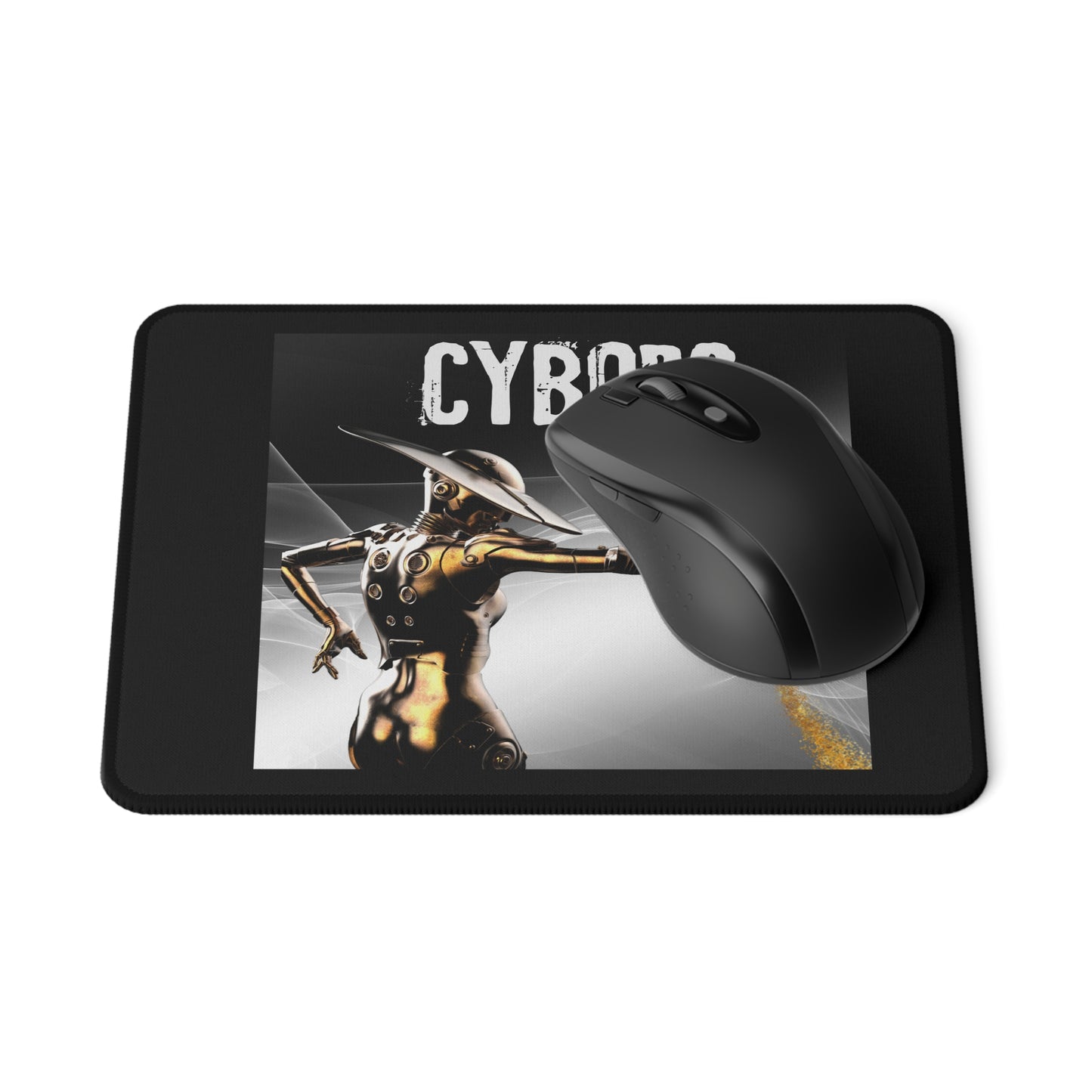 ✔️ AU/NZ Non-Slip Gaming Mouse Pad Cyborg Gold
