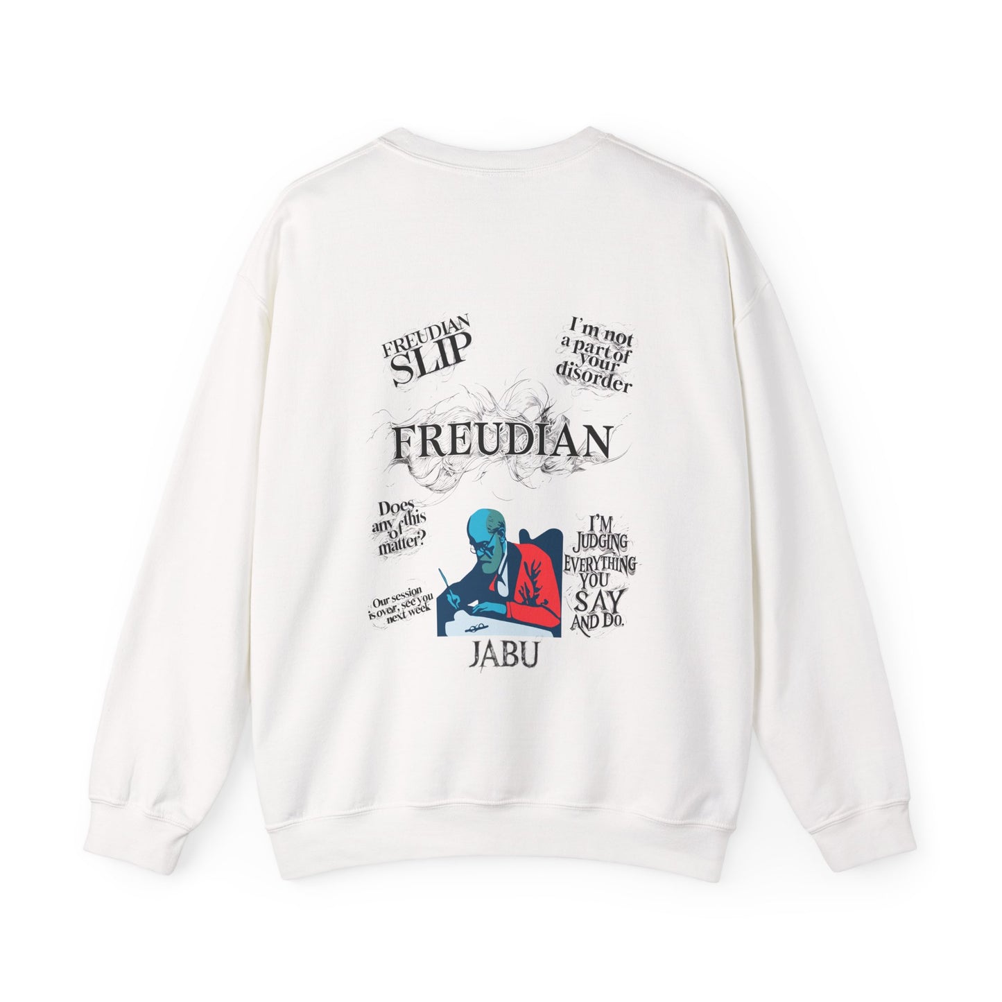 ✅ AU/NZ Freudian Slip Crewneck Sweatshirt - Unisex Psychology Humour-Perfect for Psychiatrists, Psychologists or Inquisitive Minds!