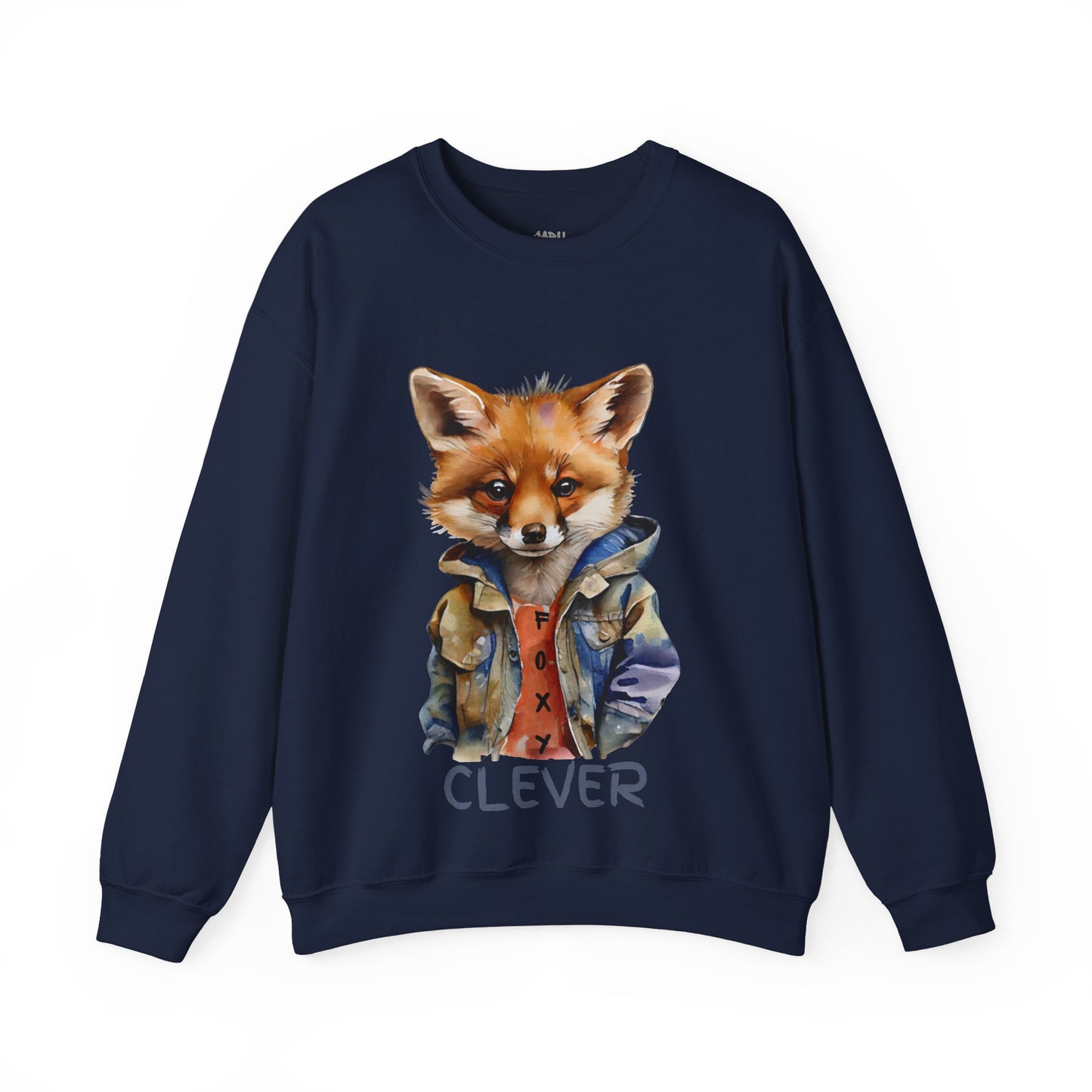 ✅ AU/NZ Clever Fox Unisex Crewneck Sweatshirt - Comfortable and Stylish