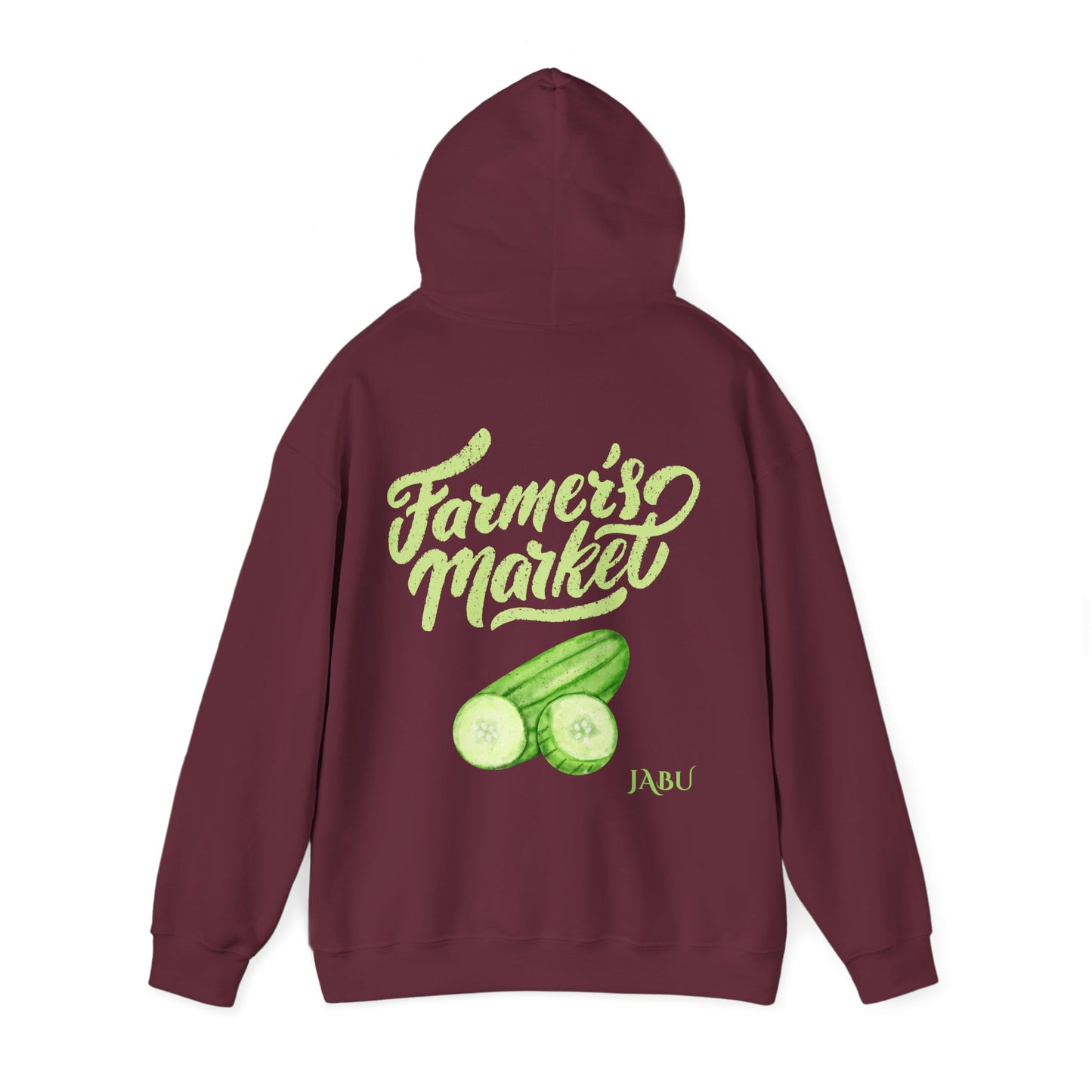 ✅ AU/NZ Farmer's Market Hoodie – Unisex Heavy Blend™ Sweatshirt with Pickle Design