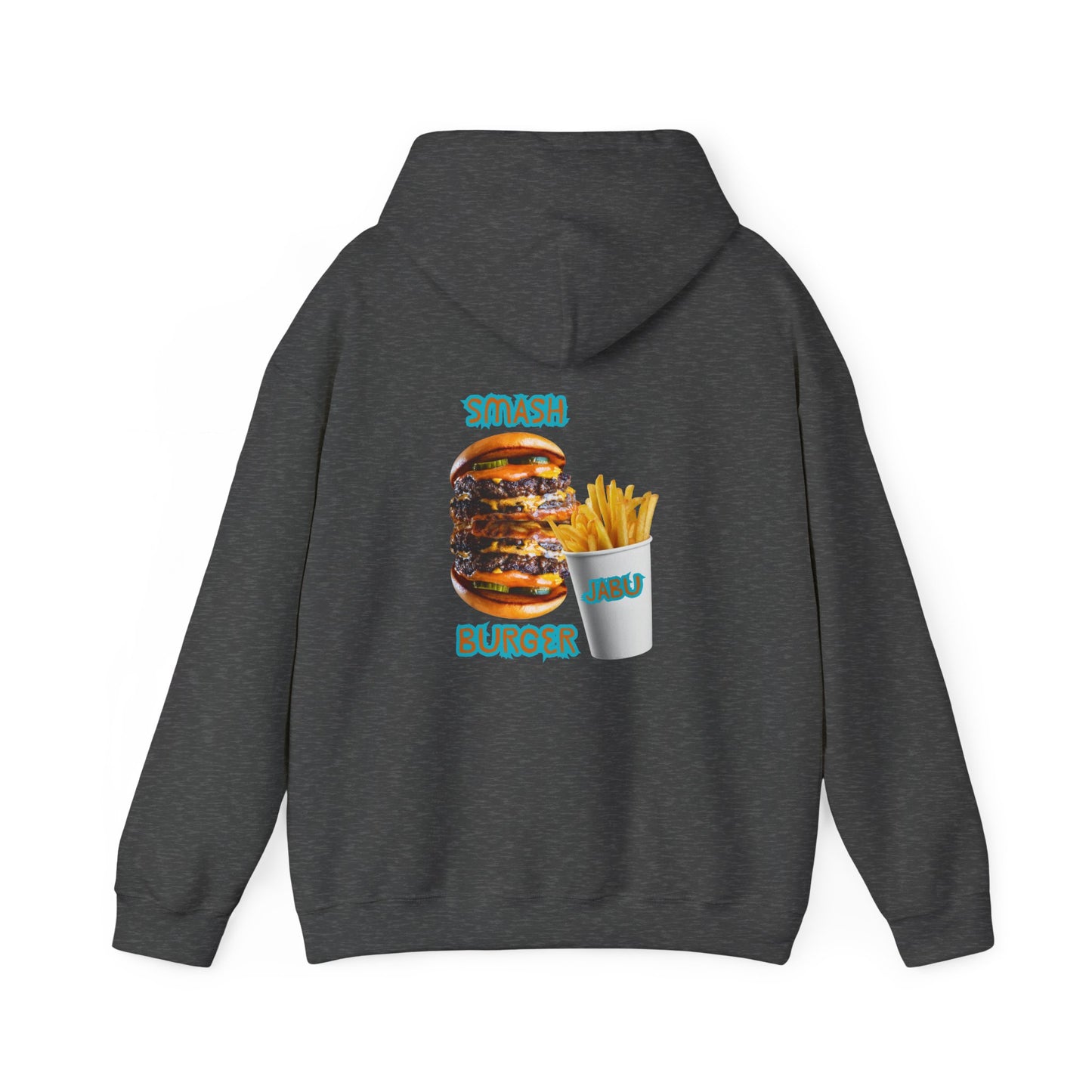 ✅ AU/NZ Smash Burger Unisex Hoodie with Fun Food Graphics