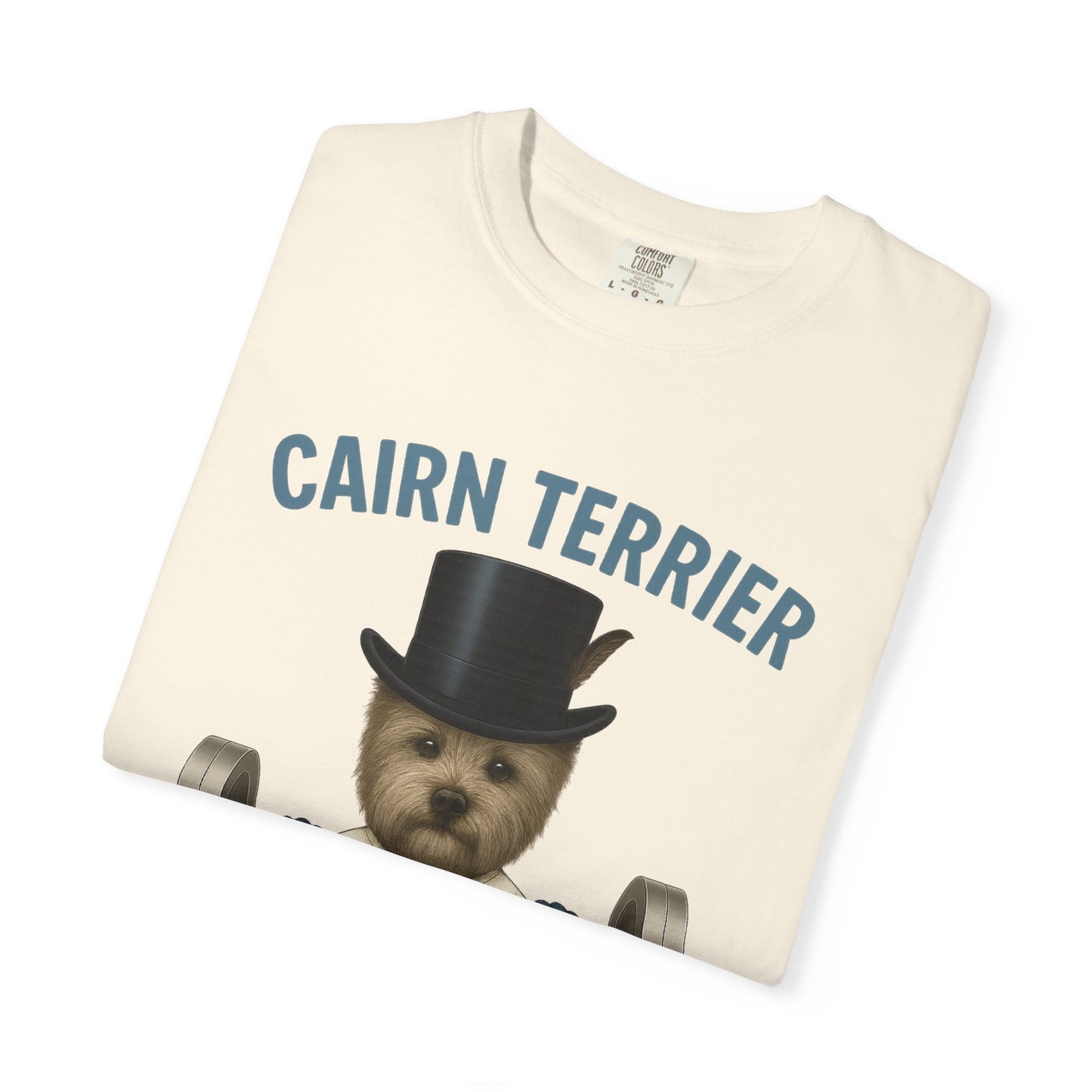 JABU GRIND - CAIRN TERRIER: A Fun, Dog-Loving Gym Tee for NZ & AU Humans JABU© • JustAboutBeingU®