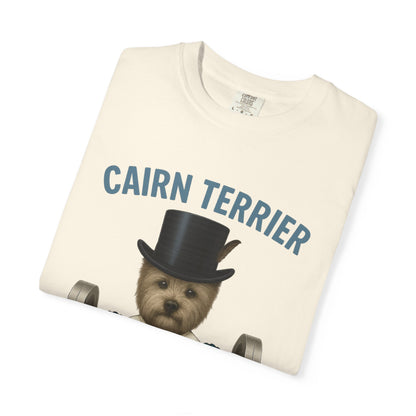 JABU GRIND - CAIRN TERRIER: A Fun, Dog-Loving Gym Tee for NZ & AU Humans JABU© • JustAboutBeingU®