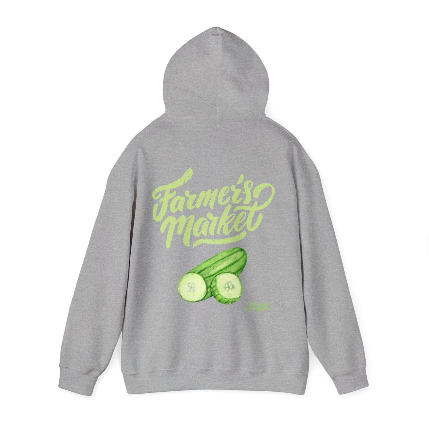 ✅ AU/NZ Farmer's Market Hoodie – Unisex Heavy Blend™ Sweatshirt with Pickle Design