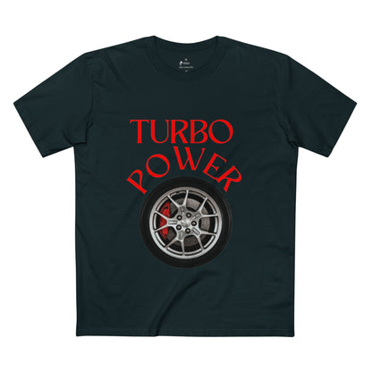 ✅ AU/NZ, As Colour 5001 Turbo Power Adult Tee for Car Enthusiasts, Funny Auto Shirt, Gift for Motorheads, Racing Apparel, Classic Car Lover's Tee