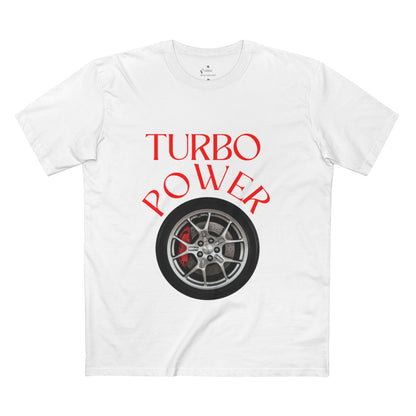 ✅ AU/NZ, As Colour 5001 Turbo Power Adult Tee for Car Enthusiasts, Funny Auto Shirt, Gift for Motorheads, Racing Apparel, Classic Car Lover's Tee