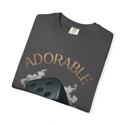 Adorable or Deplorable Dice Tee
Life’s a roll of the dice — some days you’re sweet, some days you’re savage. This design owns both sides. Smooth feel, bold print, and a playful edge that turns heads anywhere you go.

JABU© • JustAboutBeingU®