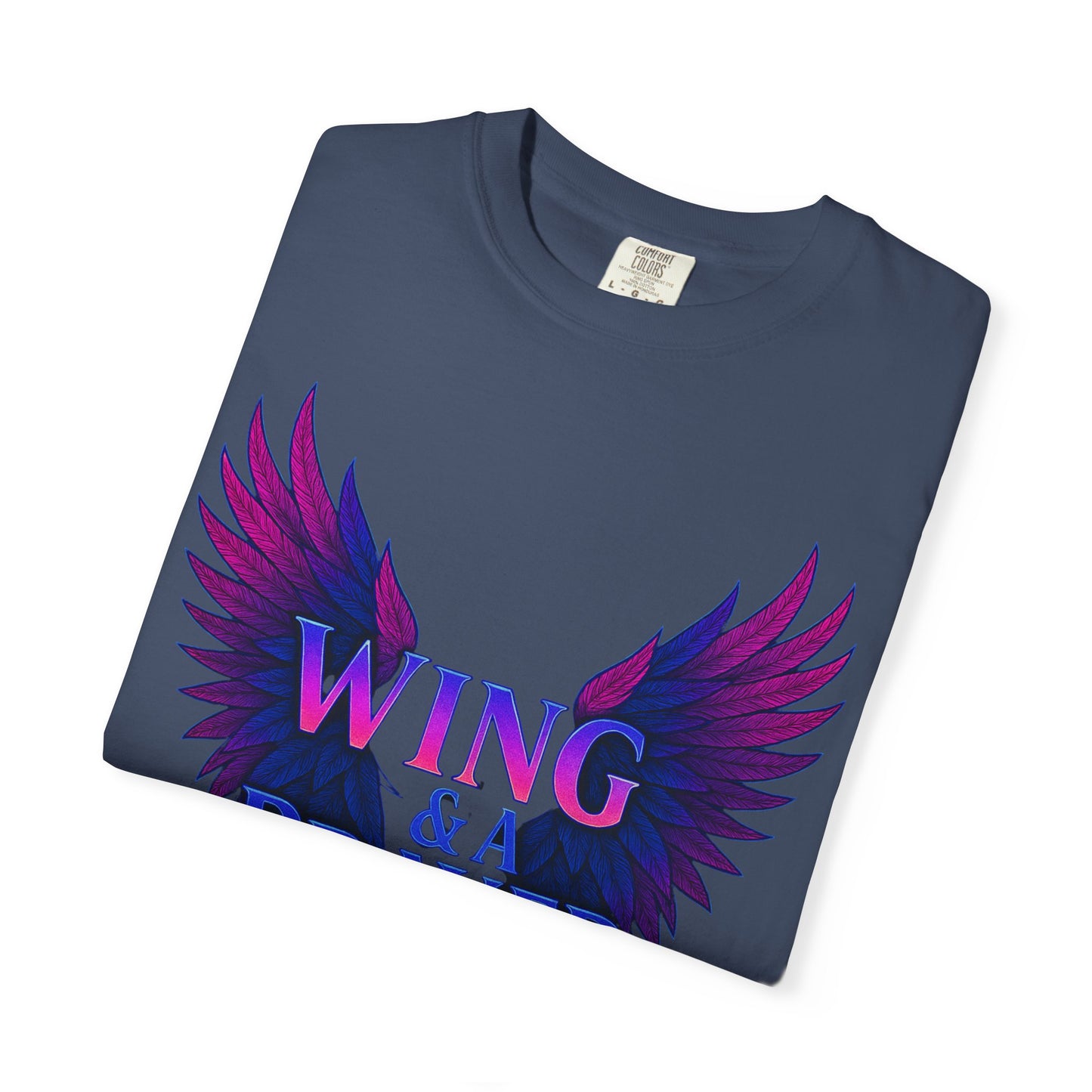 Wing and a Prayer Tee
Built for those who keep pushing, even when the odds aren’t in their favor. The bold neon wings carry that message of hope and drive — a look that’s all attitude, no limits.

JABU© • JustAboutBeingU®