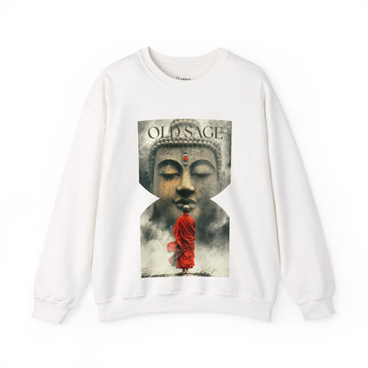 ✅ AU/NZ Spiritual Buddha Crewneck Sweatshirt - Unisex Heavy Blend™ SAGE