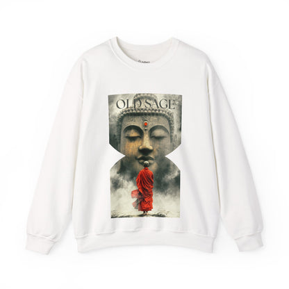 ✅ AU/NZ Spiritual Buddha Crewneck Sweatshirt - Unisex Heavy Blend™ SAGE