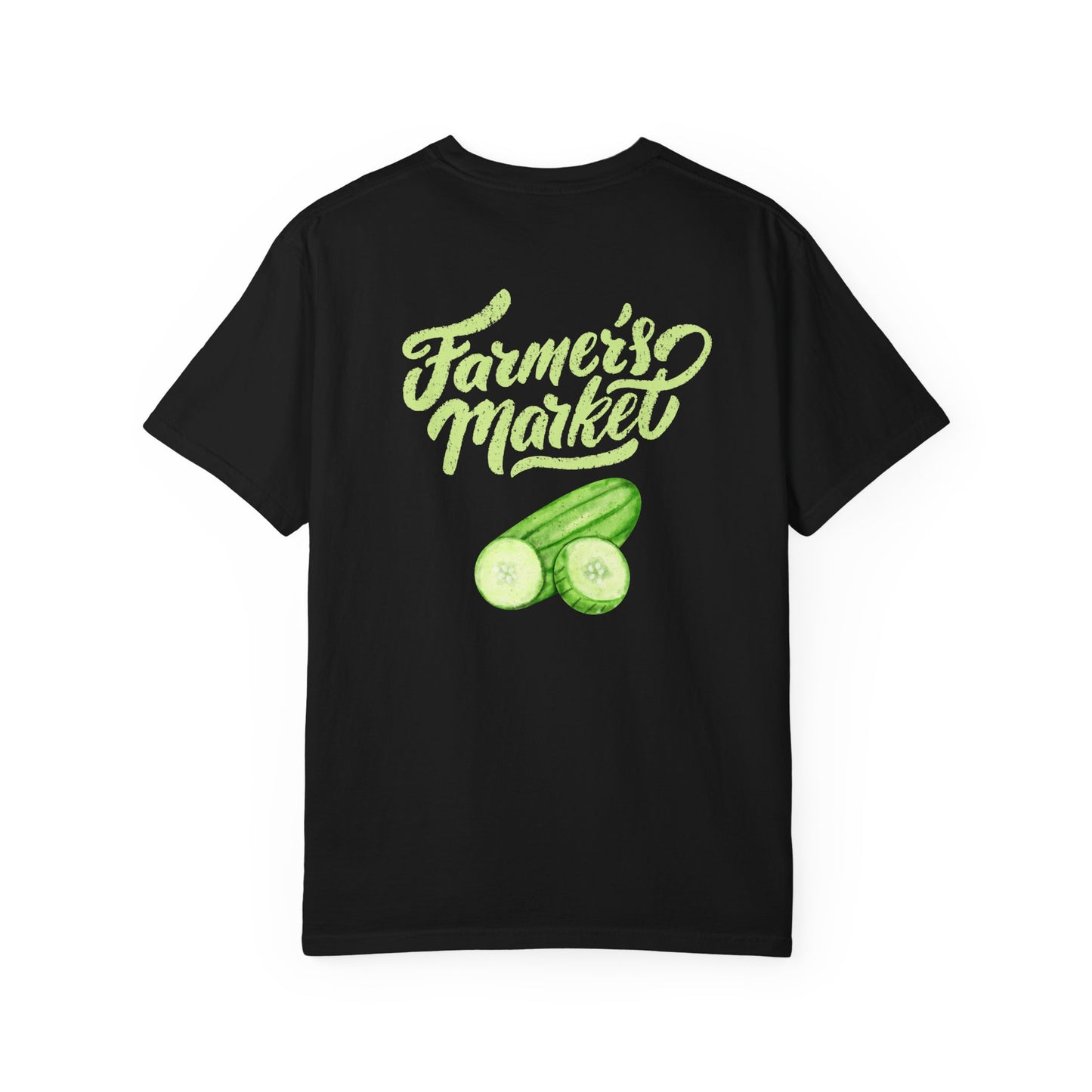 ✅ AU/NZ Fun Farmer's Market T-Shirt - Dill Pickle and Cucumber Design PICKLES