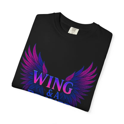Wing and a Prayer Tee
Built for those who keep pushing, even when the odds aren’t in their favor. The bold neon wings carry that message of hope and drive — a look that’s all attitude, no limits.

JABU© • JustAboutBeingU®