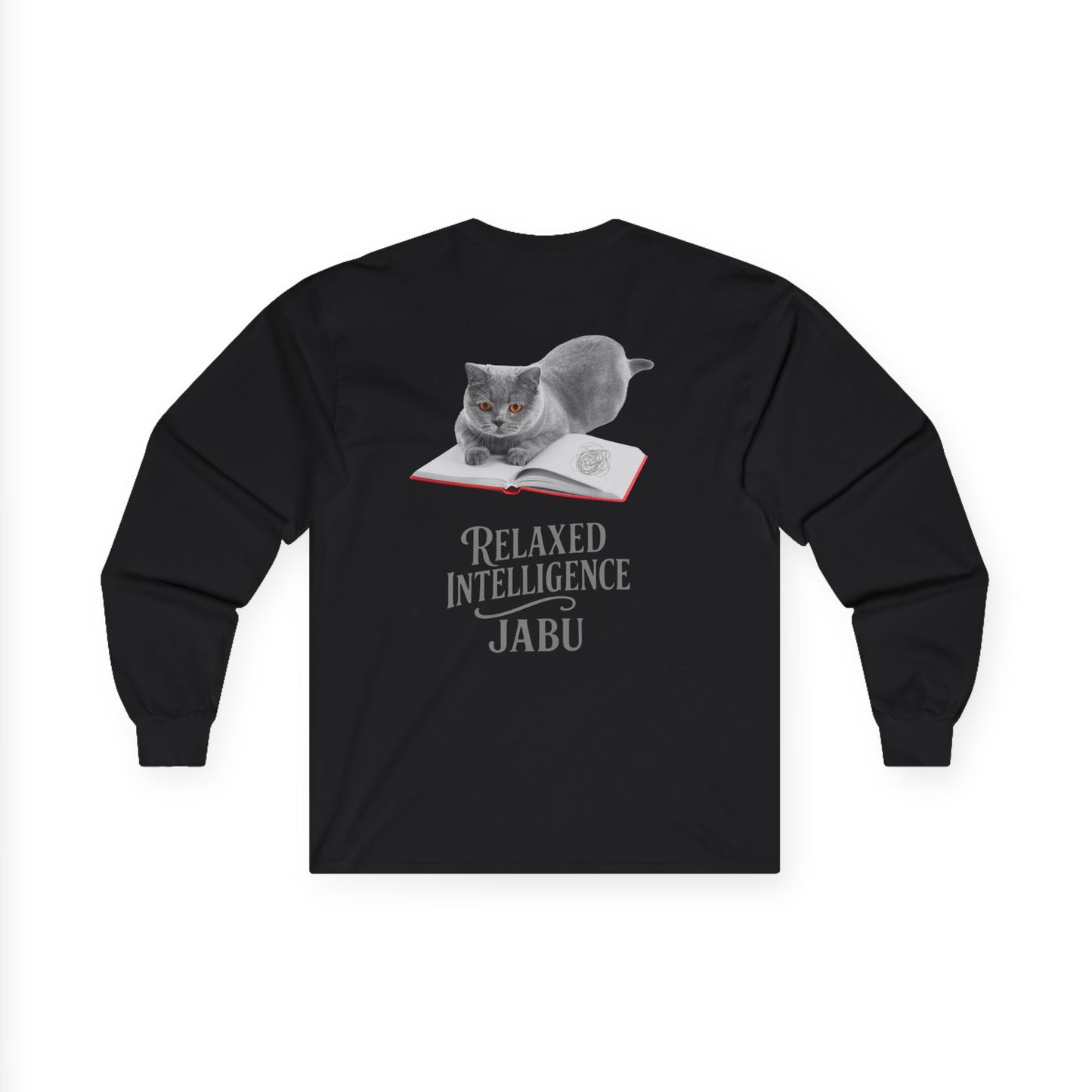 ✅ AU/NZ- Cat-Intelligence, Cozy Cat Lover Long Sleeve Tee - Relaxed Intelligence, Funny Cat T-Shirt, Gift for Cat Owners, Pet Lovers Apparel, Unique Cat Gift