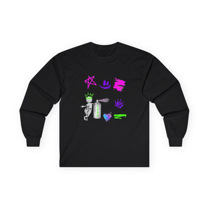 ✅ AU/NZ SWAG! Vibrant Graphic Long Sleeve Tee - Cool Streetwear, Casual Wear, Gift for Teens, Summer Festival, Trendy Unisex Shirt, Unique Style
