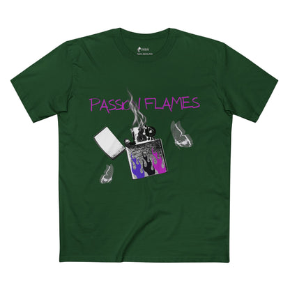 ✅ AU/NZPassion Flames Adult Tee | Graphic T-Shirt for Trendy Outfits | Unisex Casual Wear | Unique Gift for Music Lovers | Ideal for Festivals