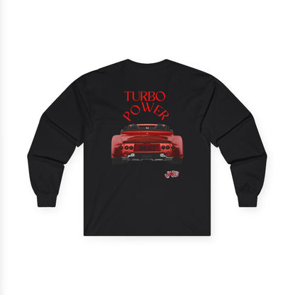 ✅ AU/NZ-0Turbo Power Long Sleeve Tee - Car Enthusiast Apparel, Motorsports Gift, Cool Graphic Shirt, Unisex Automotive Fashion, Gearhead Shirt