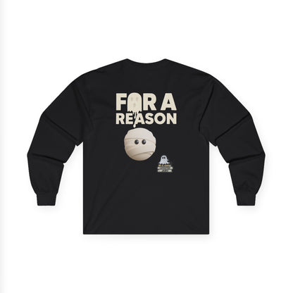 ✅AU/NZ Ghosted Long Sleeve Tee - Unisex Halloween Shirt, Fun Ghost Apparel, Spooky Costume Top, Fall Celebration Wear, Unique Gift Idea