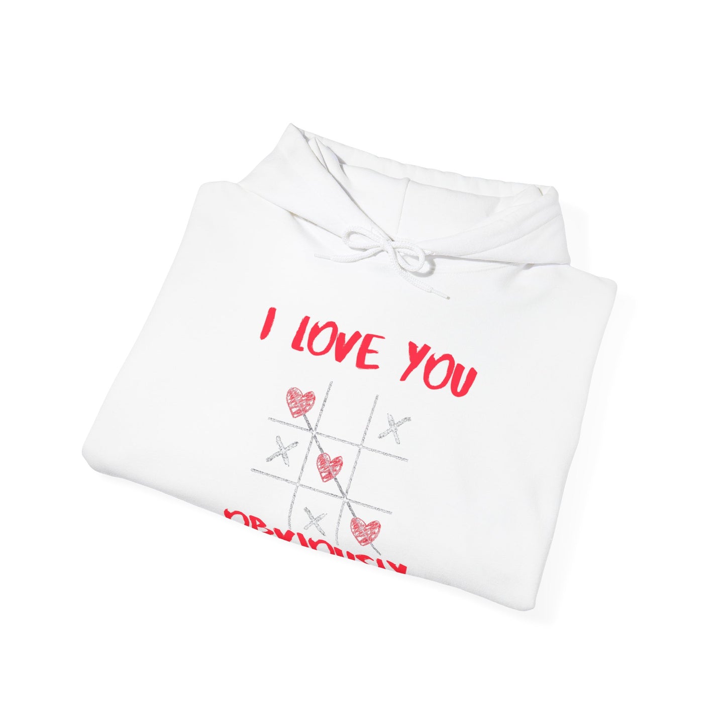 ✅ AU/NZ Casual Love Hoodie - I Love You Obviously | Hearts Win | Perfect Gift for Valentine's Day & Everyday Wear