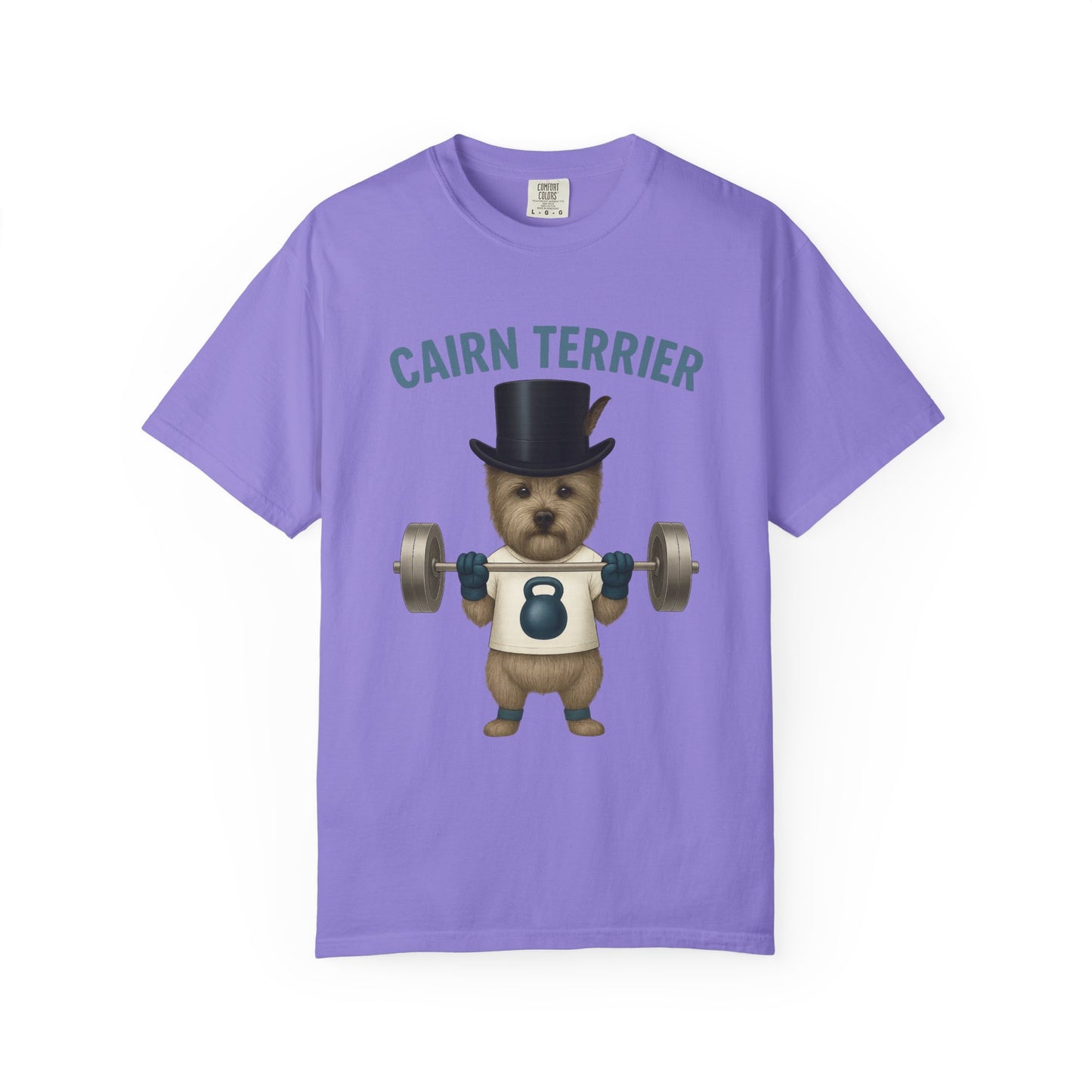 JABU GRIND - CAIRN TERRIER: A Fun, Dog-Loving Gym Tee for NZ & AU Humans JABU© • JustAboutBeingU®