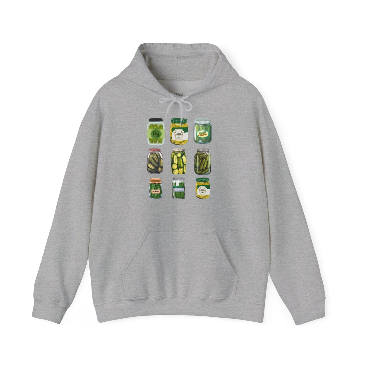 ✅ AU/NZ Farmer's Market Hoodie – Unisex Heavy Blend™ Sweatshirt with Pickle Design