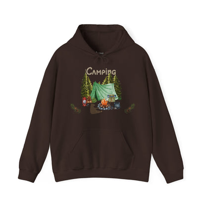 ✅ AU/NZ Cozy Camping Hooded Sweatshirt | Outdoor Adventure Apparel