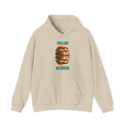 ✅ AU/NZ Smash Burger Unisex Hoodie with Fun Food Graphics