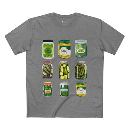 ✅ AU/NZColorful Pickle Graphic Tee — Fun Farmhouse Shirt, Cute Farmer's Market T-shirt, Gift for Foodies, Summer Tee, Garden Lover Clothing