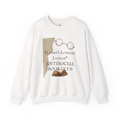✅ AU/NZ Literary Lounge Sweatshirt - Antisocial Book Club Style, Book Lovers!