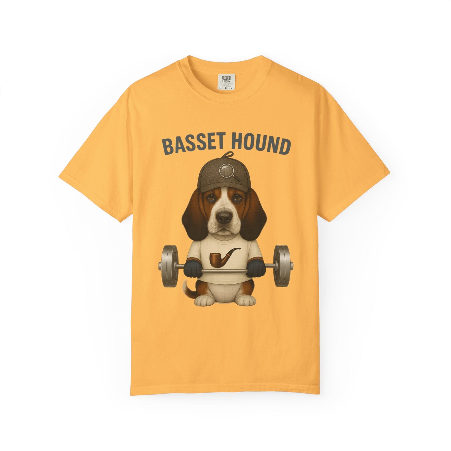 JABU GRIND - BASSET HOUND: A Fun, Dog-Loving Gym Tee for NZ & AU Humans JABU© • JustAboutBeingU®