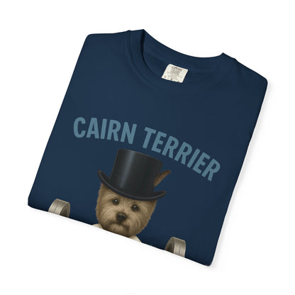JABU GRIND - CAIRN TERRIER: A Fun, Dog-Loving Gym Tee for NZ & AU Humans JABU© • JustAboutBeingU®