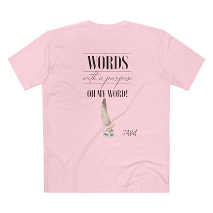 ✅ AU/NZInspirational Vocabulary Tee - 'Words with a Purpose' Graphic Shirt, Motivational Gift, Teacher's Appreciation, Casual Wear, Literary Lovers