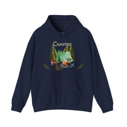 ✅ AU/NZ Cozy Camping Hooded Sweatshirt | Outdoor Adventure Apparel