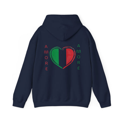 ✅ AU/NZ Italian Love Hoodie | Unisex Heavy Blend Sweatshirt | Perfect for Gifting, Italian Heritage Celebrations, Casual Wear, Travel, Festivals, VESPA!