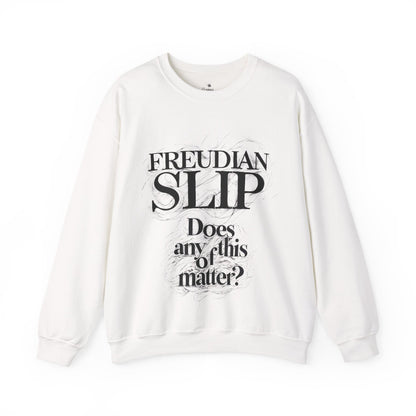 ✅ AU/NZ Freudian Slip Crewneck Sweatshirt - Unisex Psychology Humour-Perfect for Psychiatrists, Psychologists or Inquisitive Minds!