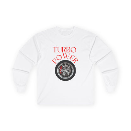 ✅ AU/NZ-0Turbo Power Long Sleeve Tee - Car Enthusiast Apparel, Motorsports Gift, Cool Graphic Shirt, Unisex Automotive Fashion, Gearhead Shirt