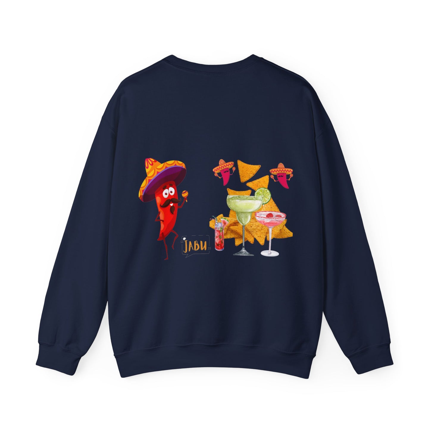 ✅  AU/NZ Fiesta Fun Crewneck Sweatshirt - Summery Vibes with Colorful Drinks and Nachos