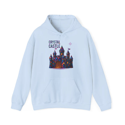 ✅ AU/NZ Crystal Castle Unisex Heavy Blend Hoodie, Magical Fantasy Sweatshirt for Festivals, Gifts, Birthdays, Cozy Vibe Layering