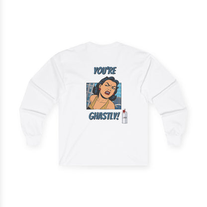 ✅ AU/NZ - I Don’t Care! Bold Attitude Long Sleeve Tee – Casual Wear, Gift for Friends, Funny Graphic Tee, Vintage Style Top, Comfy Everyday Shirt