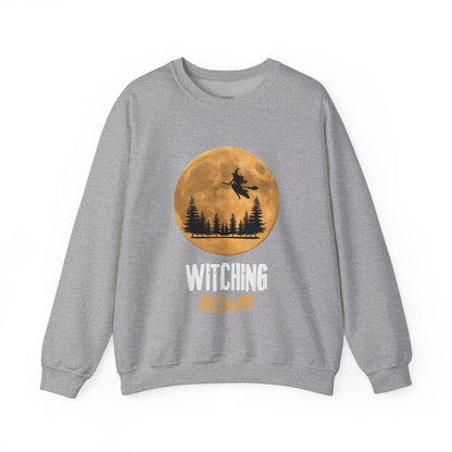 ✅ AU/NZ Witching Hour & Howl Unisex Crewneck Sweatshirt - Spooky Halloween Vibe