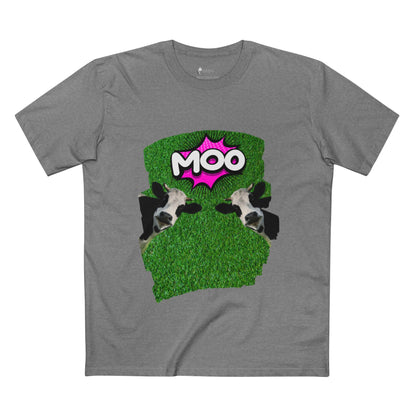 ✅ AU/NZ Funny Cow Graphic Tee, Comfortable Tee for Animal Lovers, Casual Wear, Gift for Farming Enthusiasts, Moo-Themed Apparel