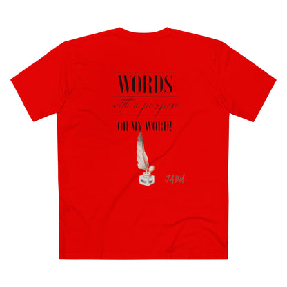 ✅ AU/NZInspirational Vocabulary Tee - 'Words with a Purpose' Graphic Shirt, Motivational Gift, Teacher's Appreciation, Casual Wear, Literary Lovers