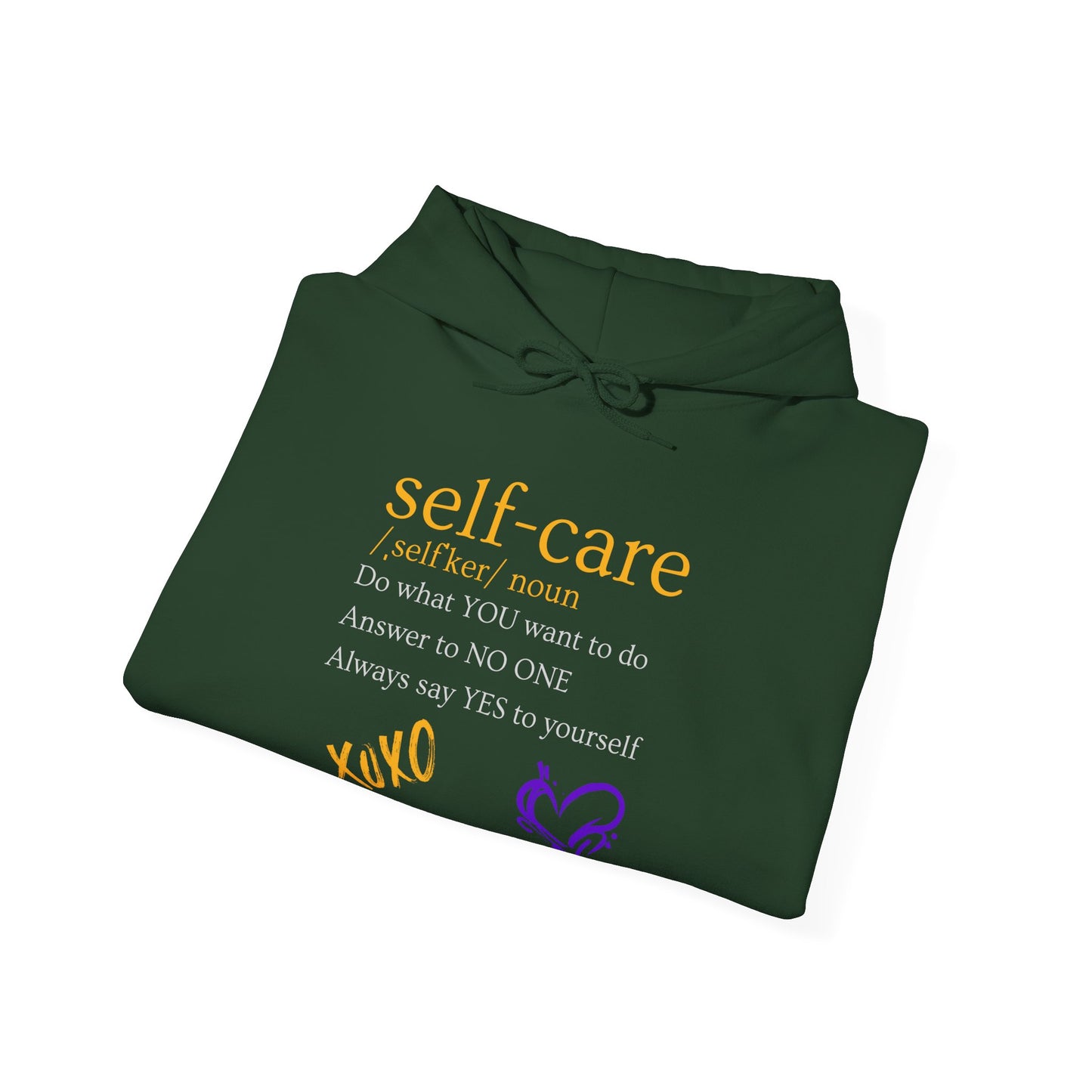 ✅ AU/NZ Self-Care Hoodie, Unisex Sweatshirt, Self-Love Apparel, Mindfulness Gift, Cozy Relaxation Wear