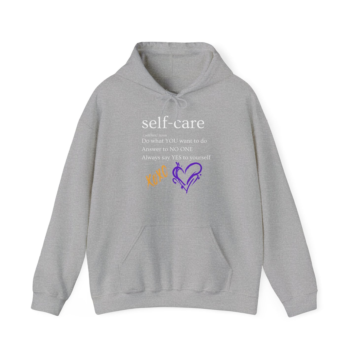 ✅ AU/NZ Inspirational XOXO Hooded Sweatshirt - Be Kind to Yourself