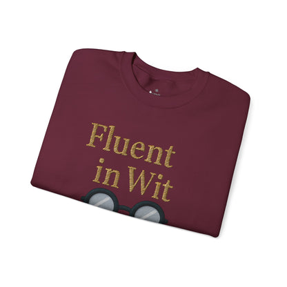 Fluent In Wit Graphic Sweatshirt
JABU© • JustAboutBeingU®