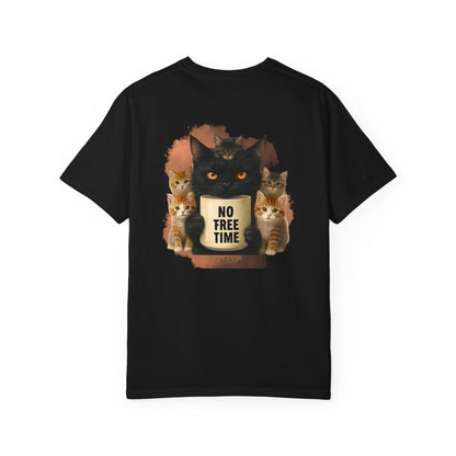 ✅ AU/NZ/Comfort Colours 1717, Unisex Cat Lover T-shirt | Holidays at Home & No Free Time Design Cat Holidays, Love Cats!