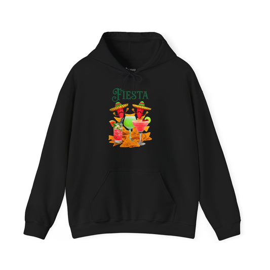 ✅ AU/NZ AU/NZ/ Fiesta Fun Unisex Heavy Blend™ Hooded Sweatshirt - Colorful Party Vibes Fiesta, Mexica Party!