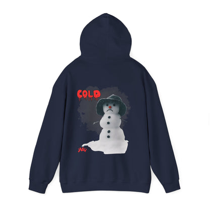 ✅ AU/NZ Frosty Fun Unisex Hooded Sweatshirt - Perfect for Winter Celebrations-Frosty with ATTITUDE!