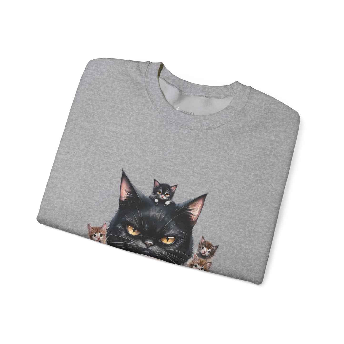 ✅  AU/NZ Funny Cat Crewneck Sweatshirt - Holidays at Home Design